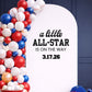 A Little All-Star is on the Way: Baby Shower Decal