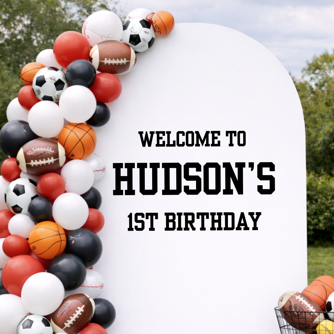 Custom Birthday Party Decal
