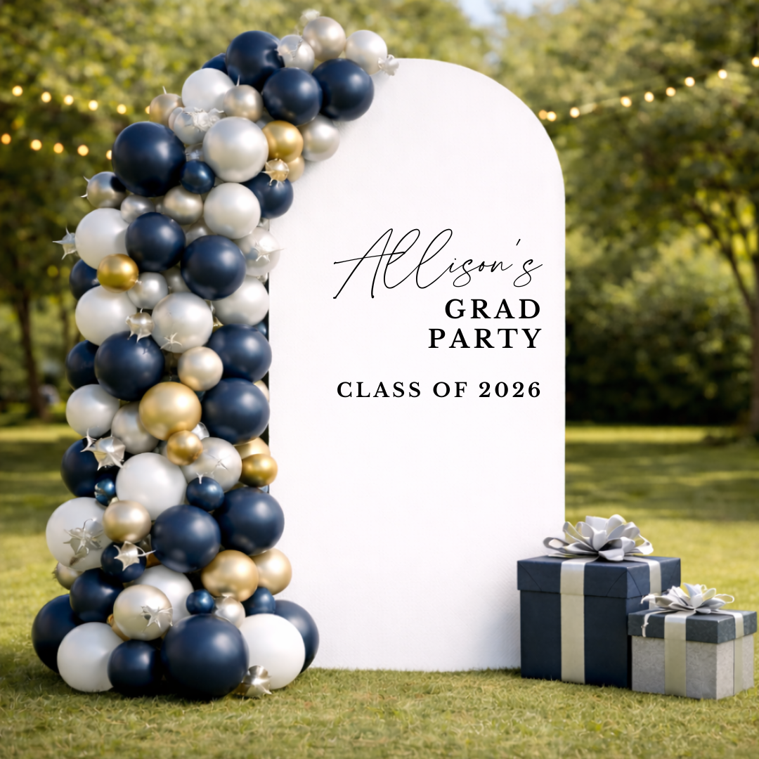 Custom Graduation Party Welcome Sign Decal