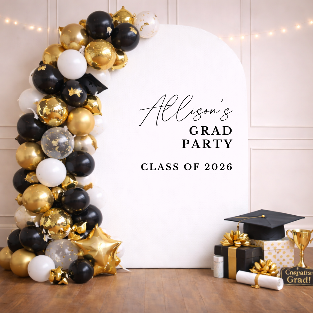 Custom Graduation Party Welcome Sign Decal