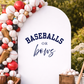 Baseball Or Bows Decal