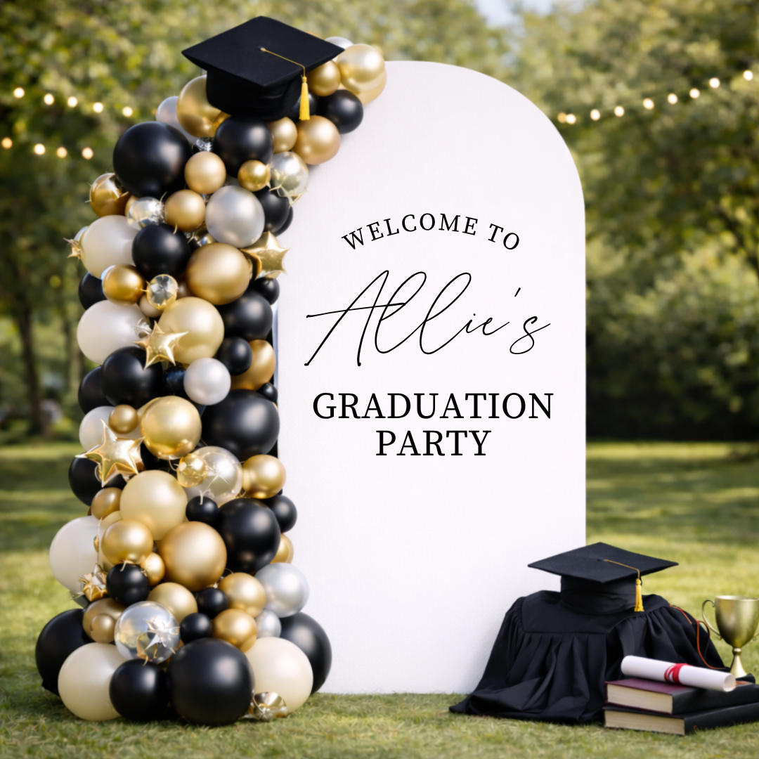 Custom Graduation Party Decal