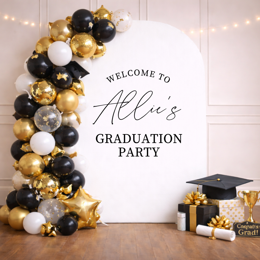 Custom Graduation Party Decal