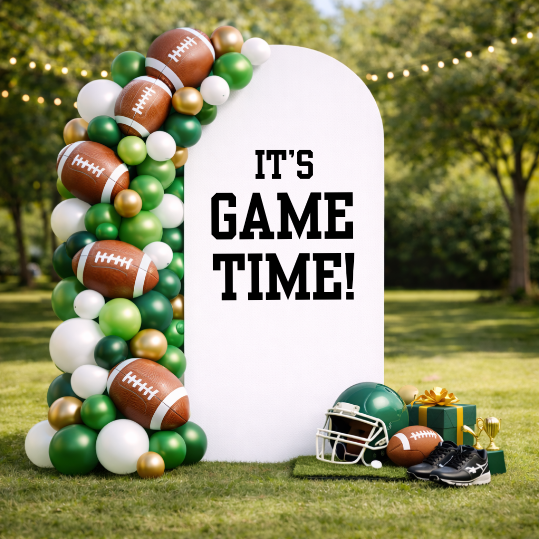 It's Game Time: Birthday Party Decal