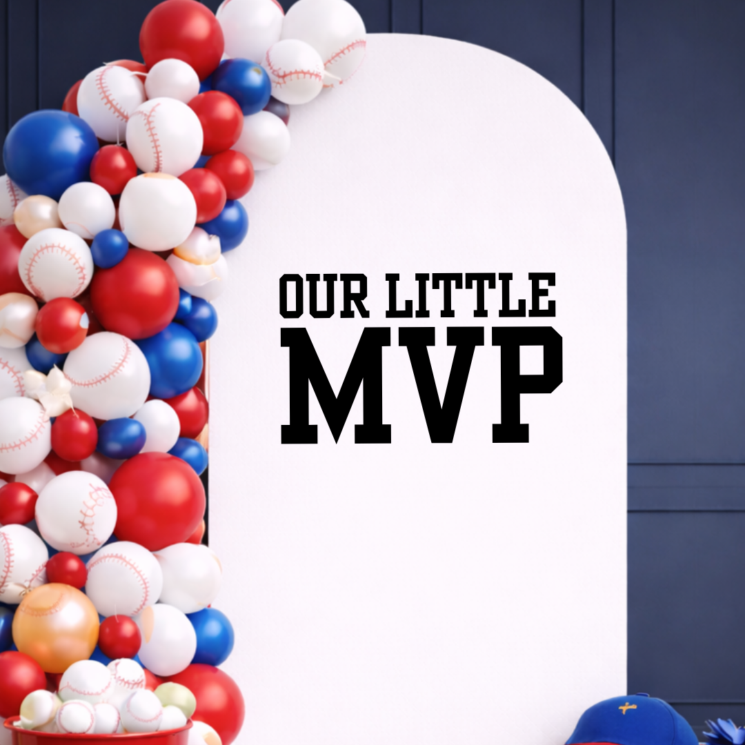 Our Little MVP: Birthday Decal