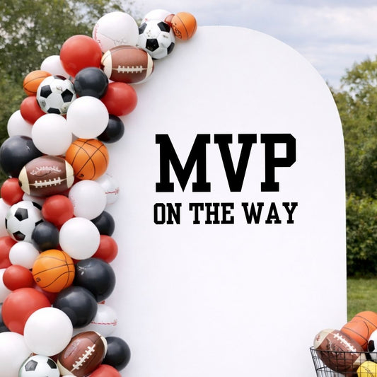 MVP is On the Way: Baby Shower Decal