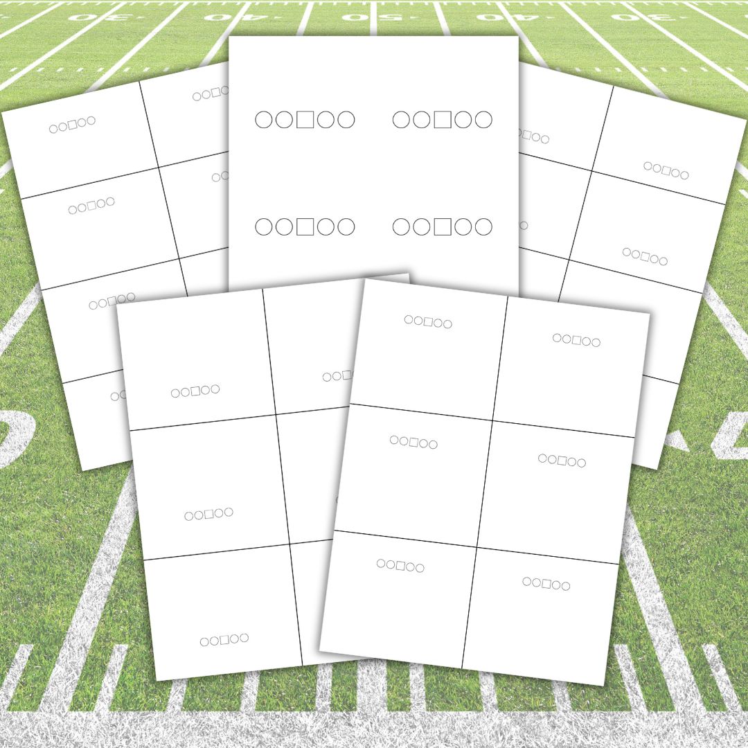 Football Printable Game Plan Pages *Digital Download*