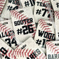 Custom Baseball Kid Bag Tag & Decal Bundle