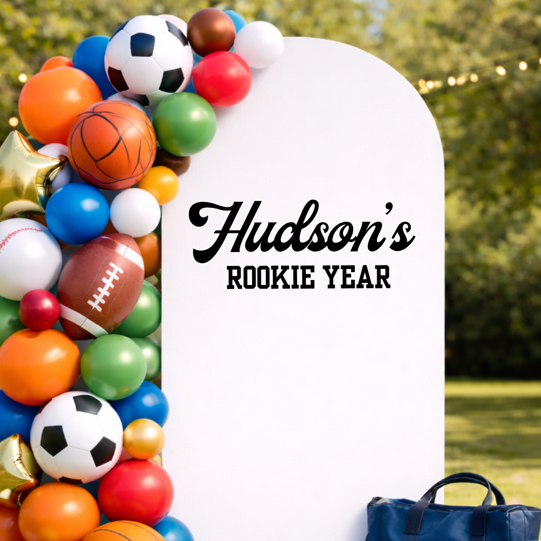 Custom Rookie Year: Birthday Party Decal