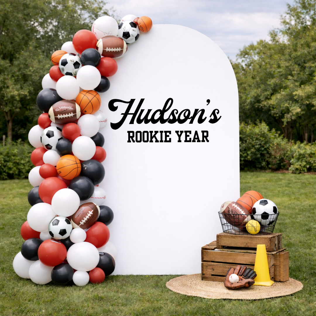 Custom Rookie Year: Birthday Party Decal