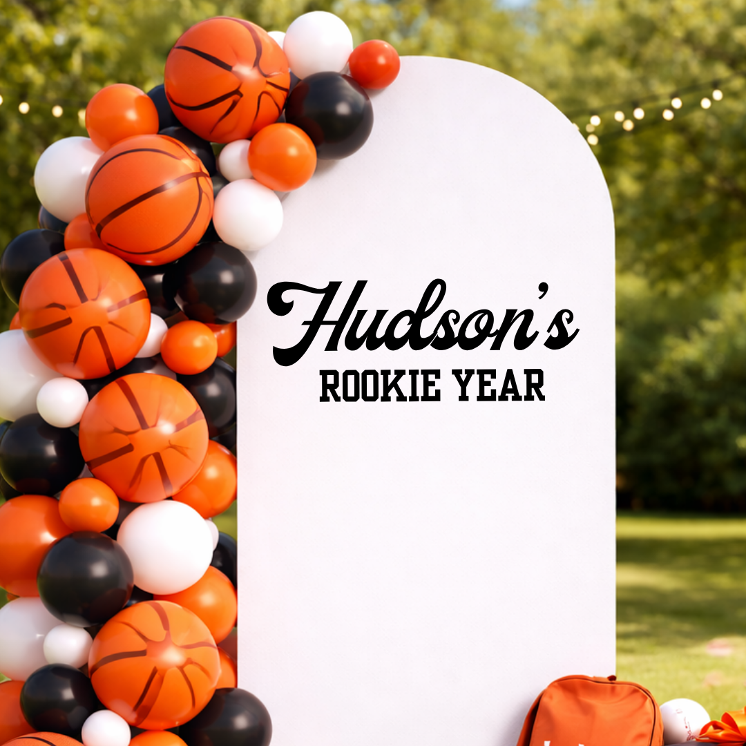 Custom Rookie Year: Birthday Party Decal