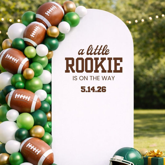 A Little Rookie is on the Way: Baby Shower Decal