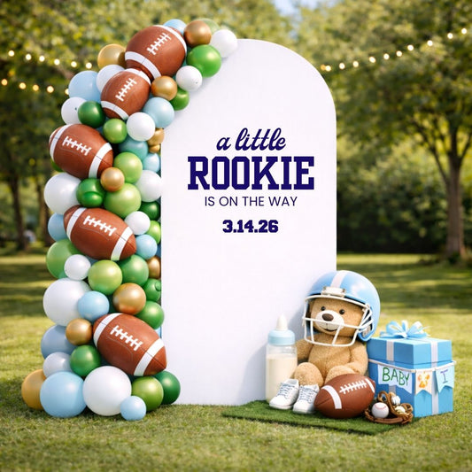A Little Rookie is on the Way: Baby Shower Decal
