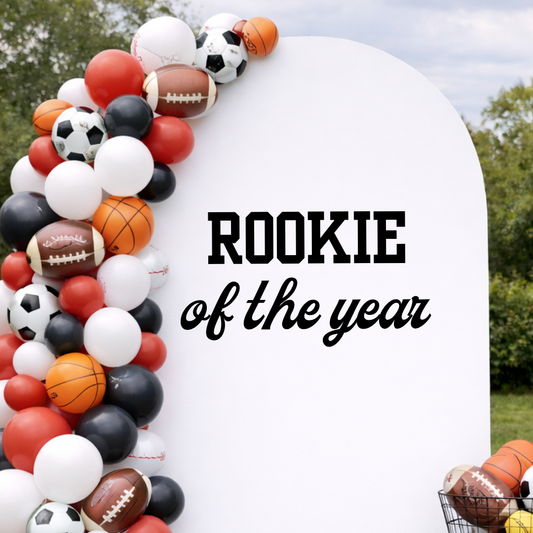 Rookie of The Year: Birthday Party Decal