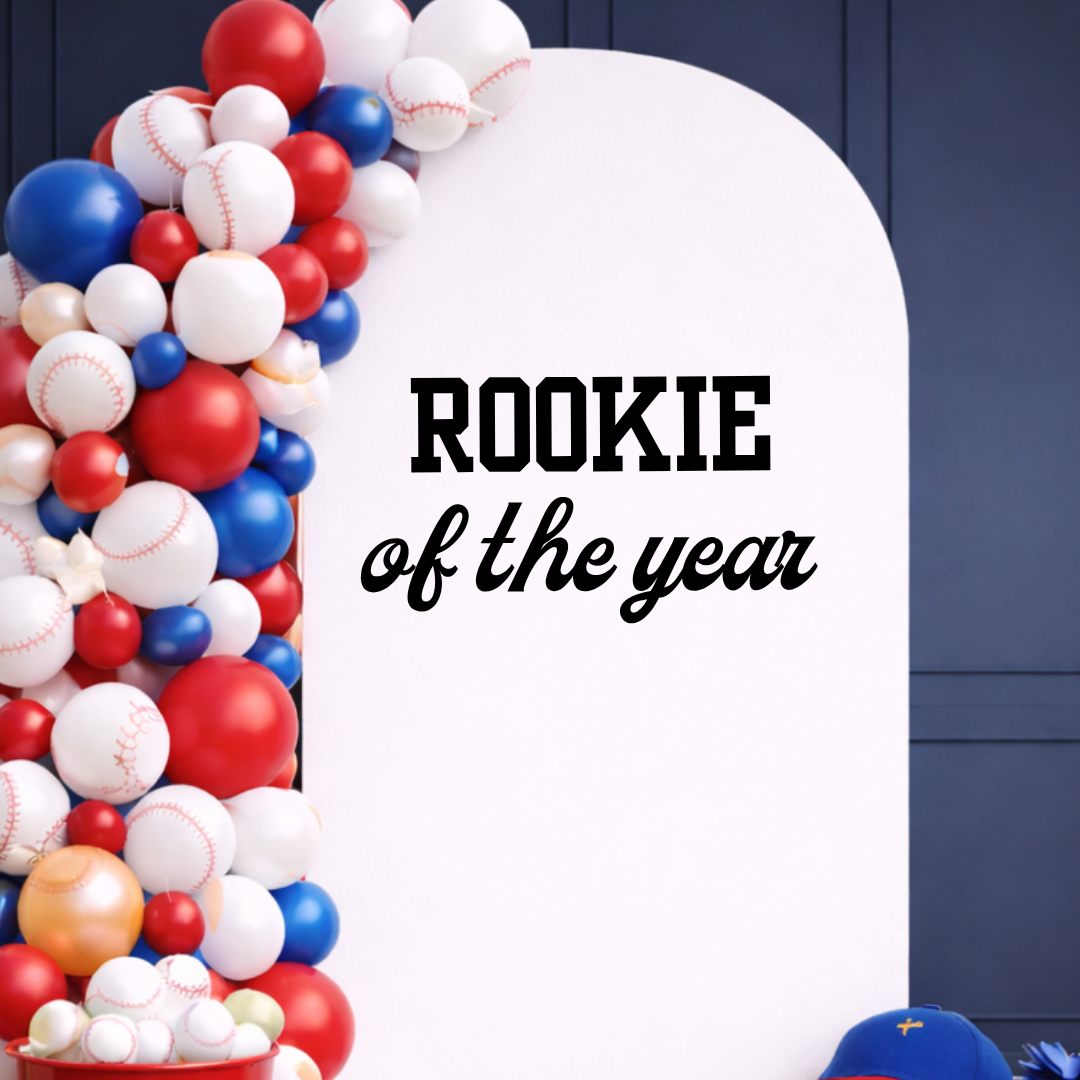 Rookie of The Year: Birthday Party Decal