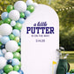A Little Putter is on the Way: Baby Shower Decal