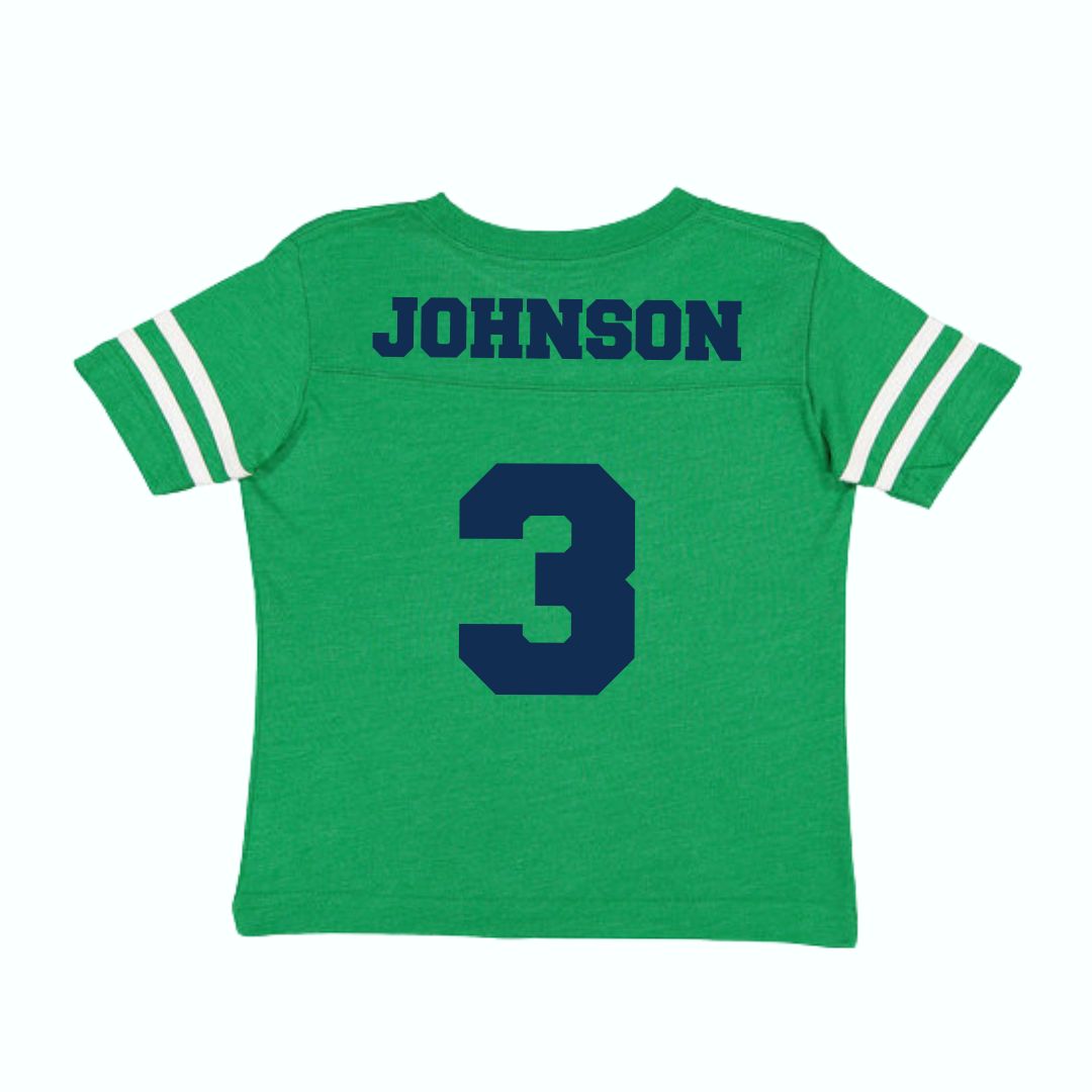 Custom Football Jersey T-Shirts and Baby Bodysuits