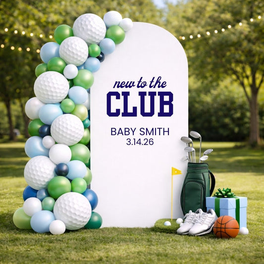 New to the Club: Baby Shower Decal