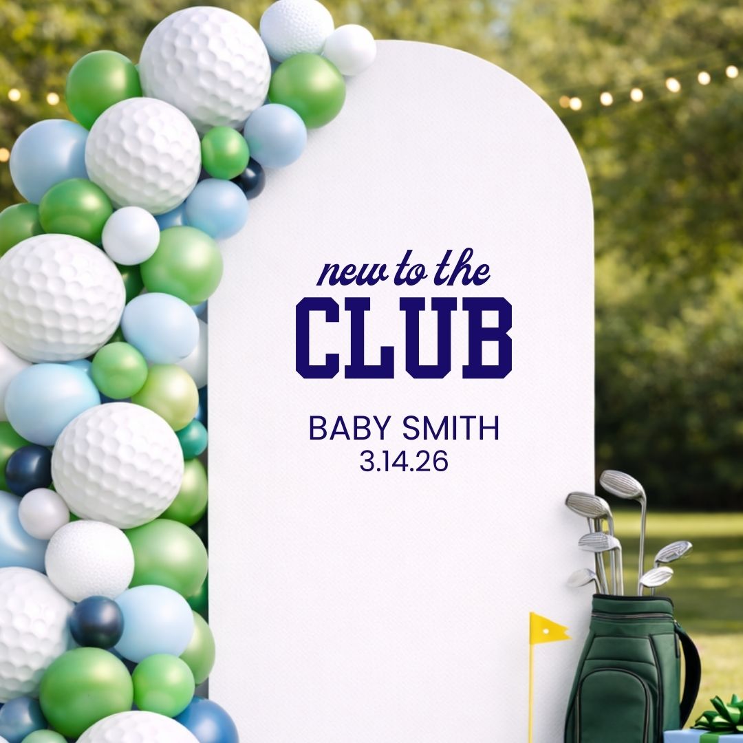 New to the Club: Baby Shower Decal