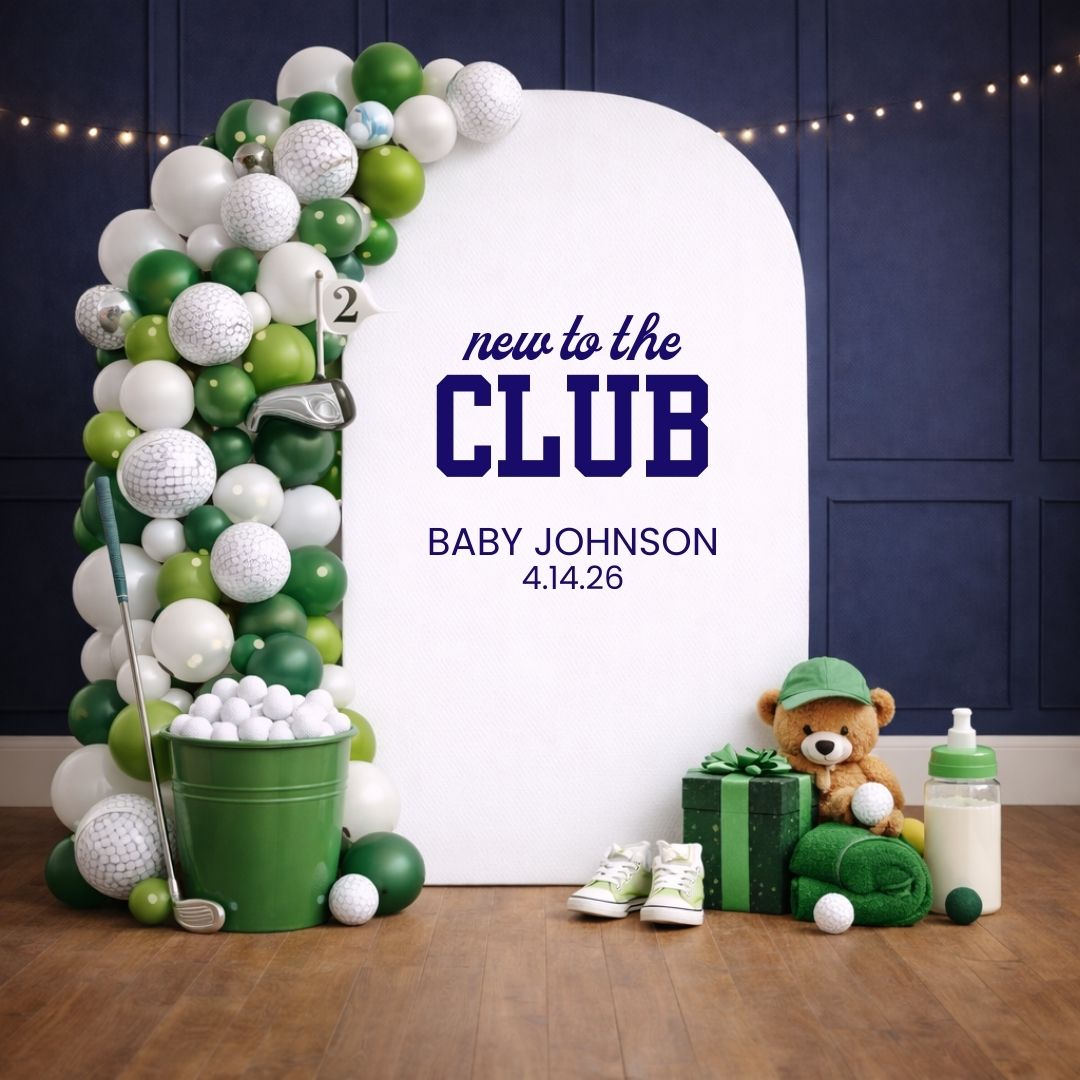New to the Club: Baby Shower Decal