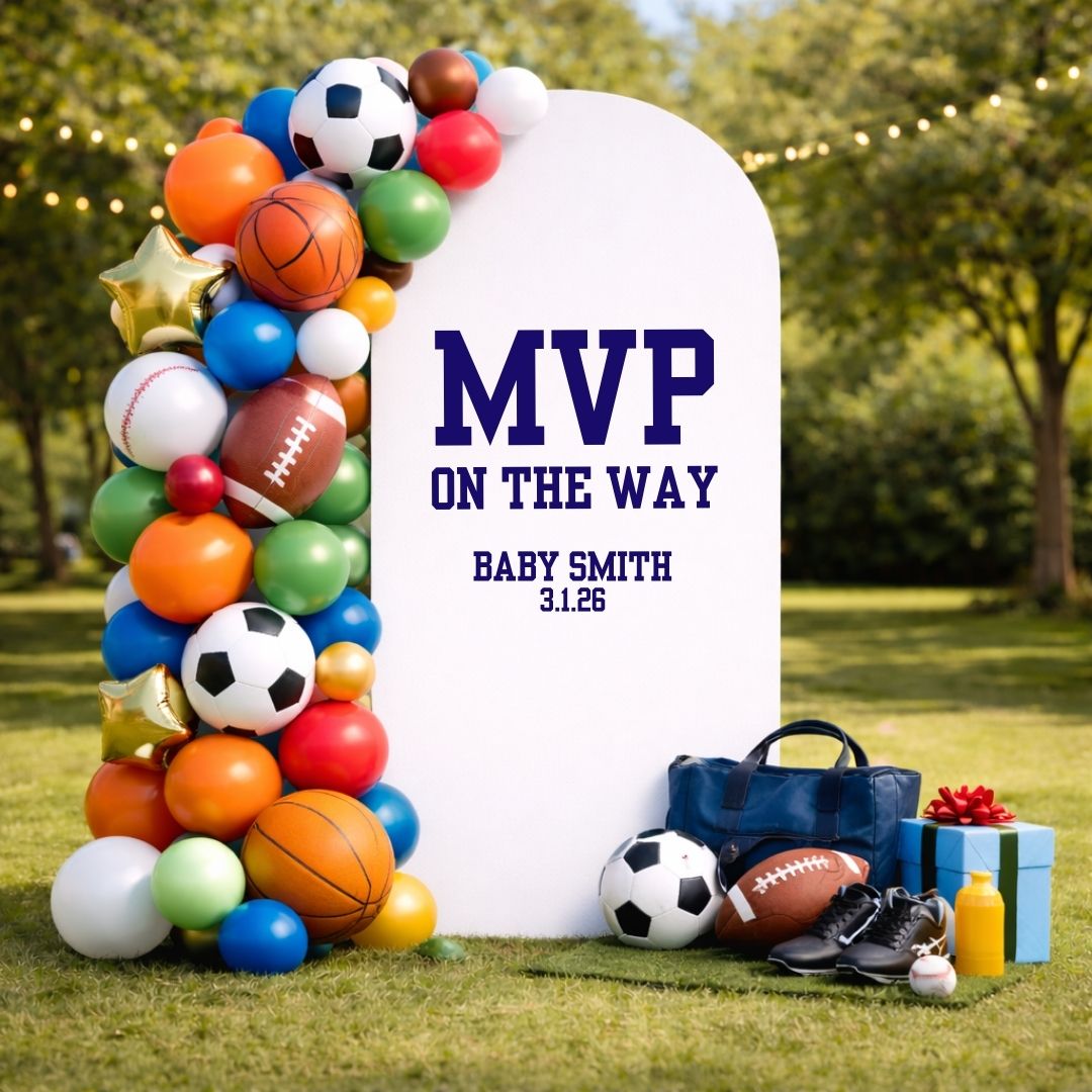 Custom MVP is On the Way: Baby Shower Decal