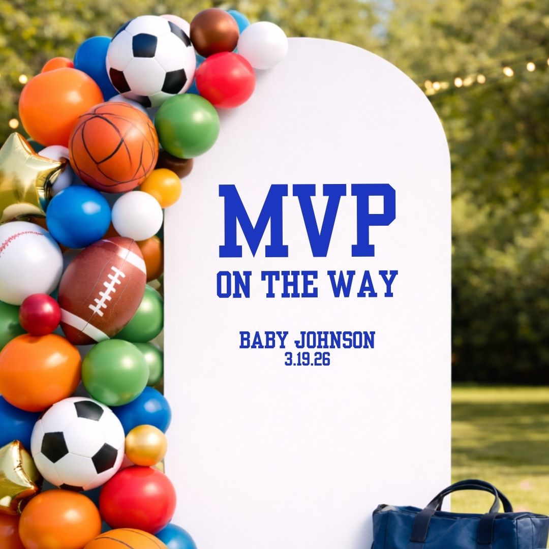 Custom MVP is On the Way: Baby Shower Decal