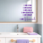 I Am: Custom Affirmation Decal