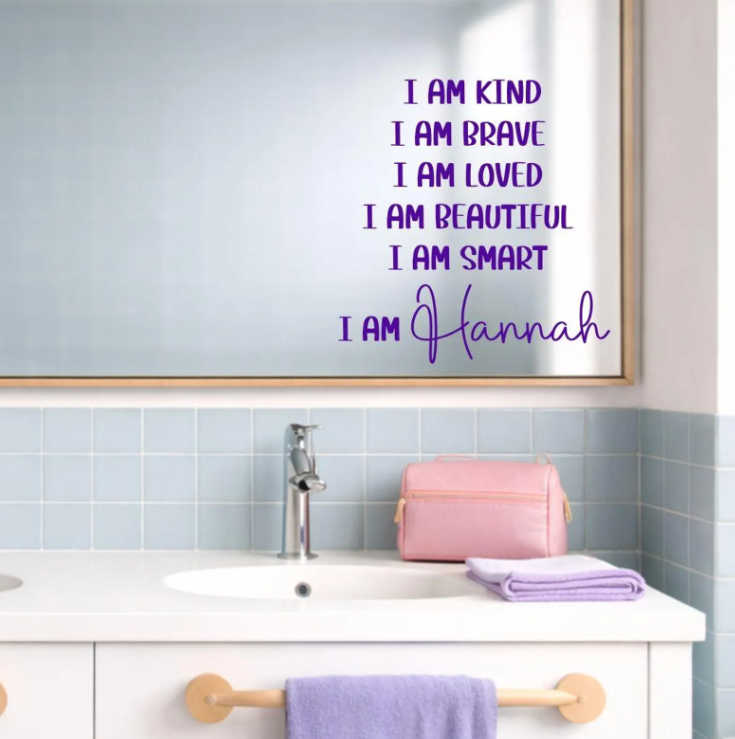 I Am: Custom Affirmation Decal