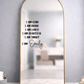 I Am: Custom Affirmation Decal