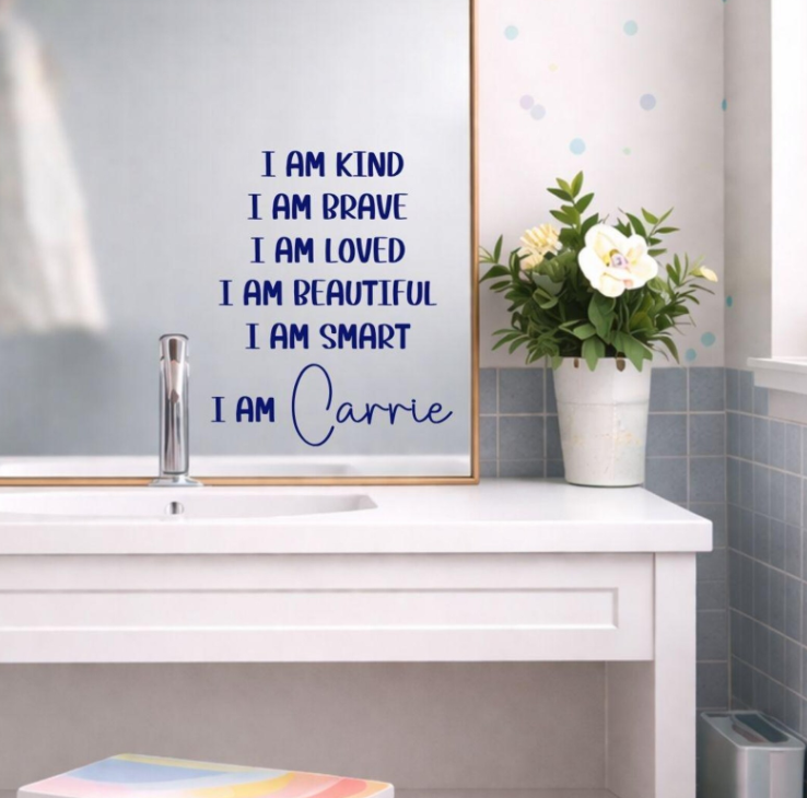 I Am: Custom Affirmation Decal