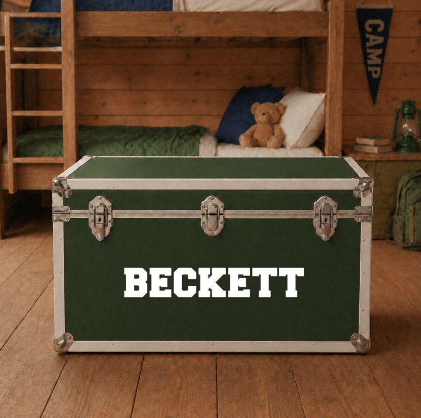 Custom Camp Trunk Name Decal