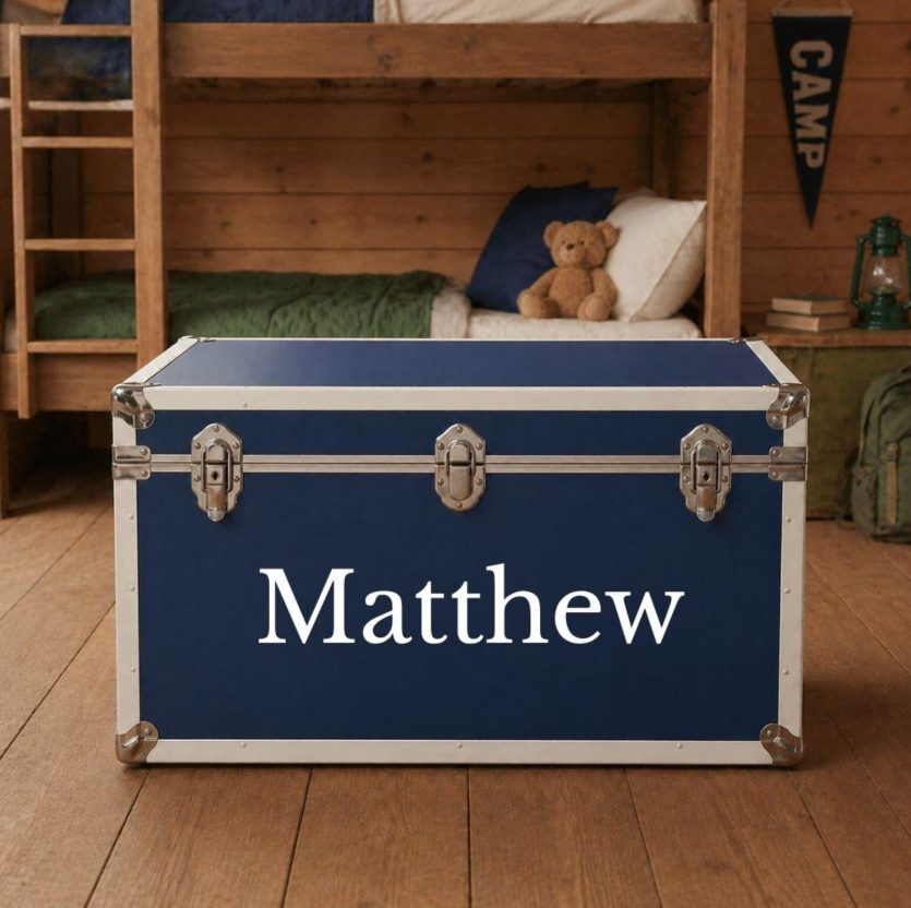 Custom Camp Trunk Name Decal