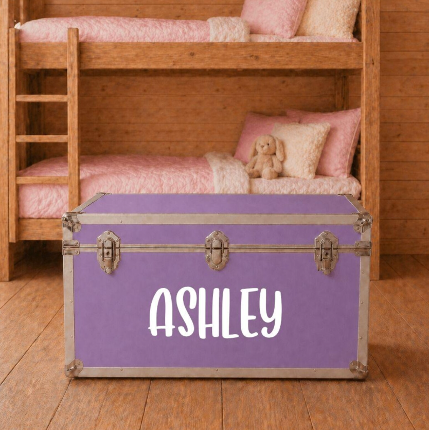 Custom Camp Trunk Name Decal