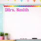 Custom Teacher Name Decal