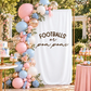 Footballs or Pompoms: Gender Reveal Decal