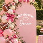 Football Theme for Girls: Birthday Decal