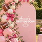 First Year Down Football Theme: 1st Birthday Decal