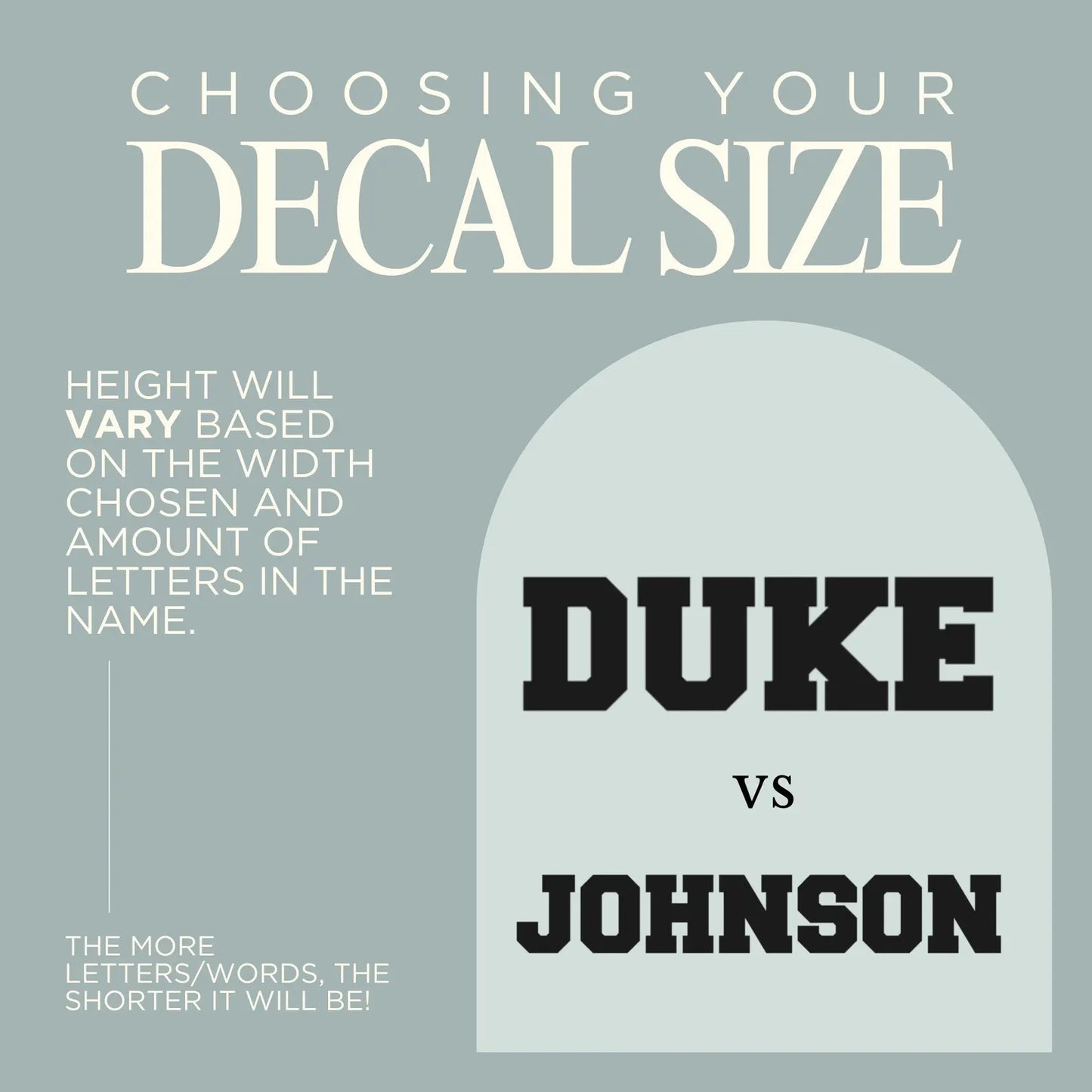 Custom Sports Water Bottle Name Decal - Team Gift Idea
