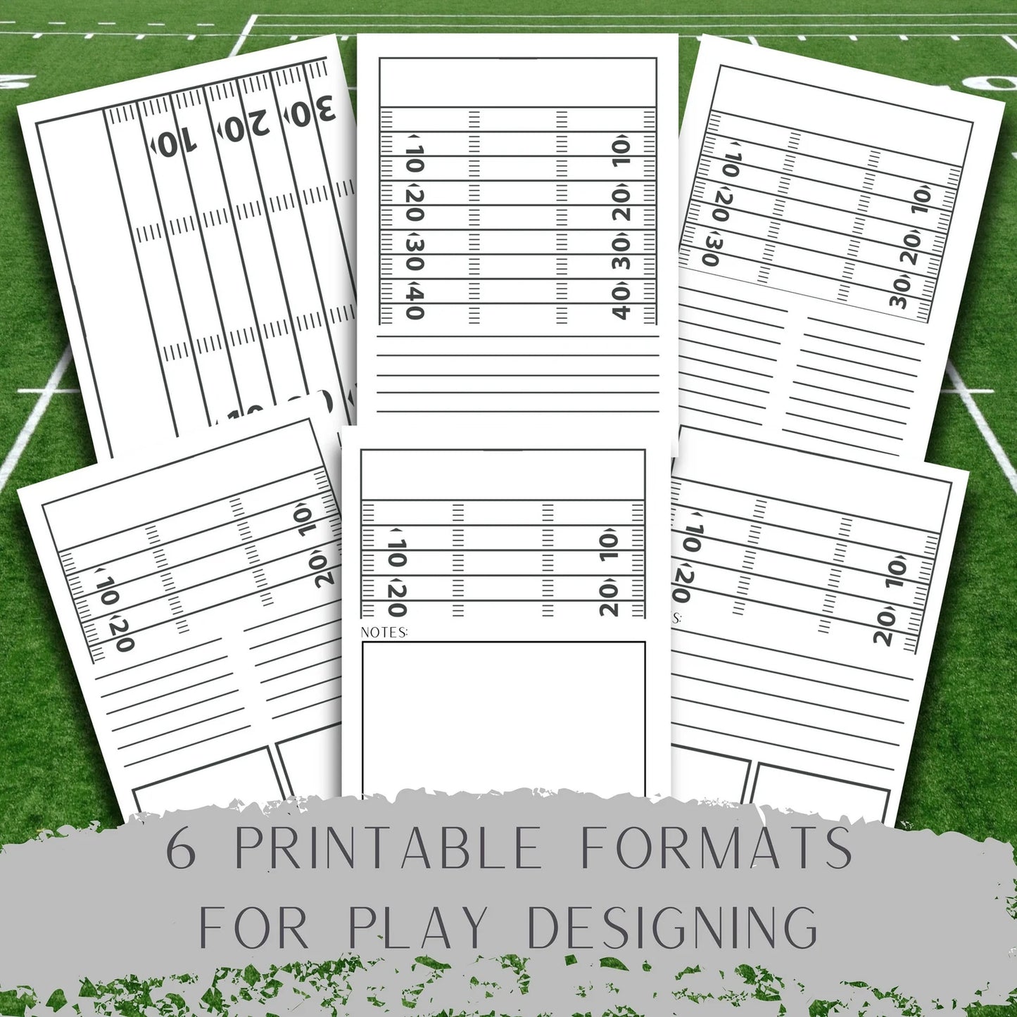 Football Printable Playbook Pages *Digital Download*