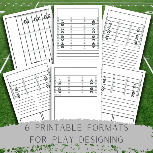 Football Printable Playbook Pages *Digital Download*