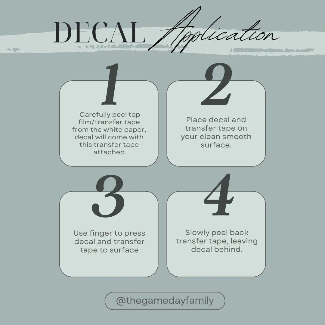 Custom Varsity Baby Name & Due Date Decal