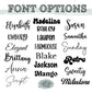 Custom Teacher Name Decal
