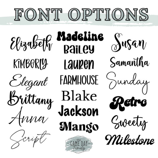 Teacher Last Name for Desk, Whiteboard and Door: Custom Decal
