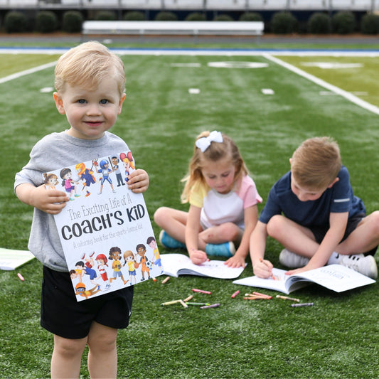 The Exciting Life of a Coach's Kid: A Coloring Book for the Sports-Loving Kid
