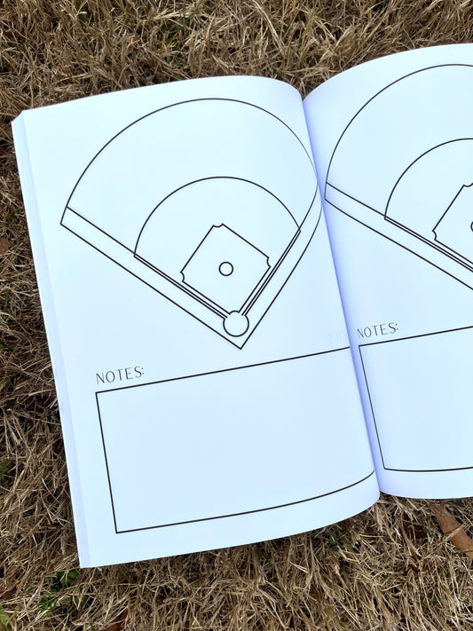This notebook is perfect for any great baseball coach. It has 100 pages perfect for play designing. There is a baseball diagram with a large space for note-taking on each page. It makes a great gift for coaches, players, and even kids!